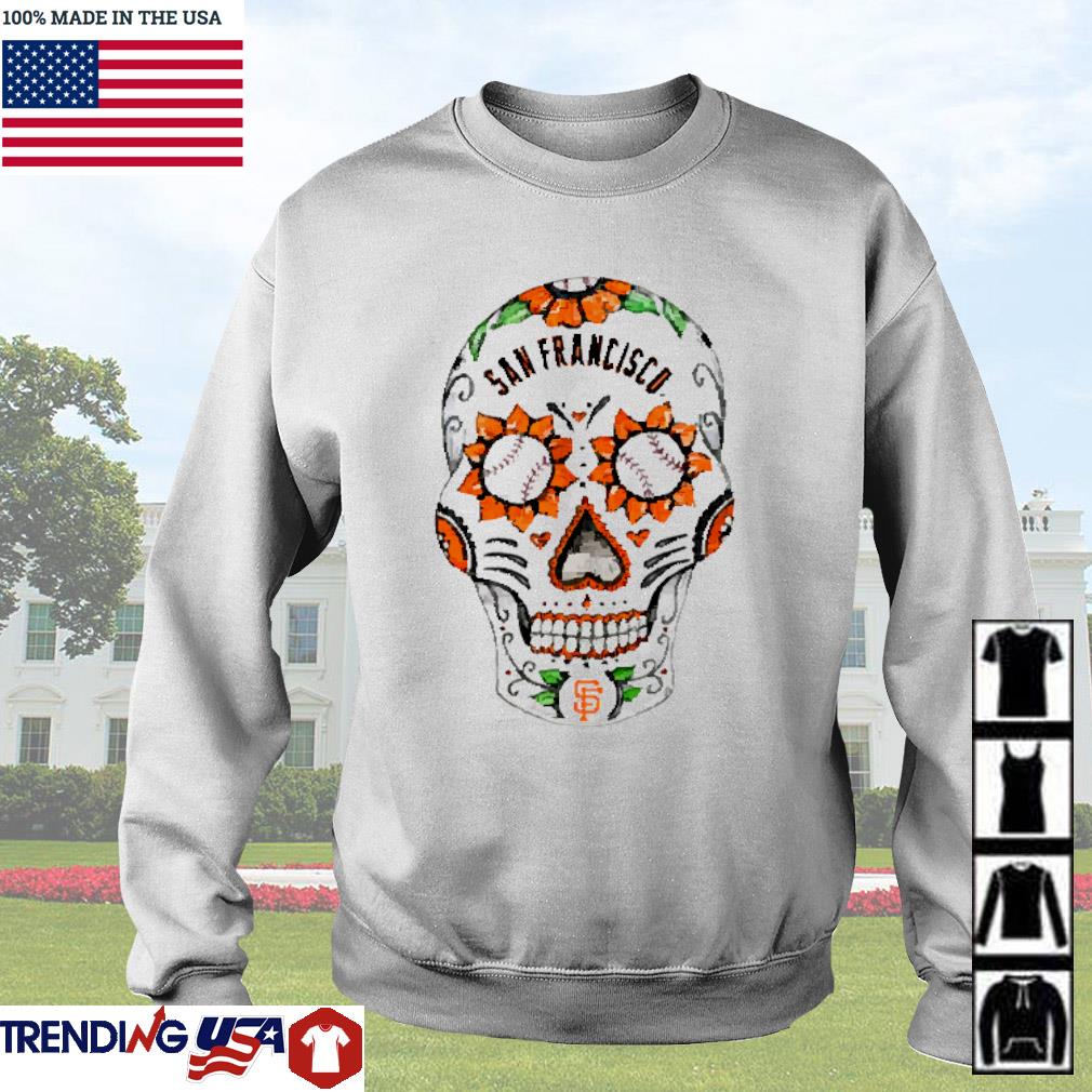San Francisco Giants Sugar Skull Fringe T-Shirt, hoodie, sweater, long  sleeve and tank top