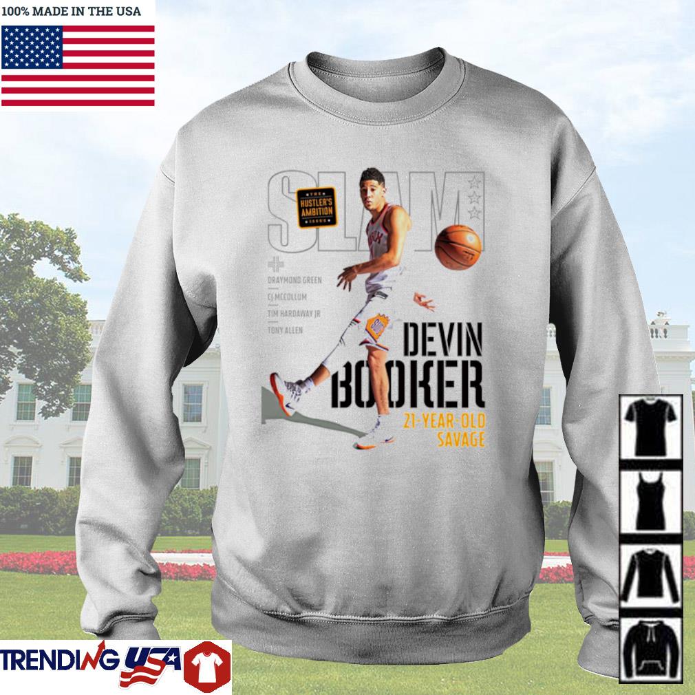 The Slam Devin Booker 21 Years Old Savage Shirt, hoodie, sweater, long  sleeve and tank top