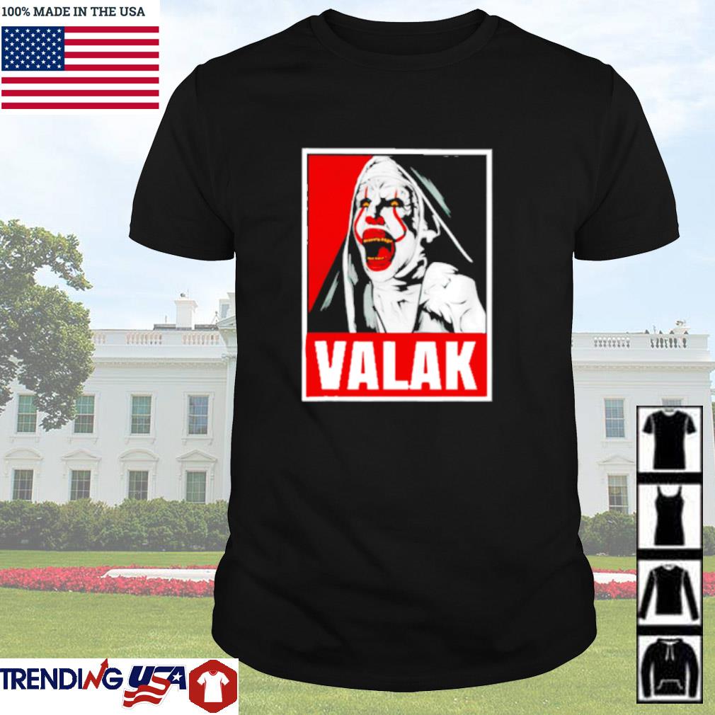 Funny Scary horror nun Valak conjuring halloween day shirt
