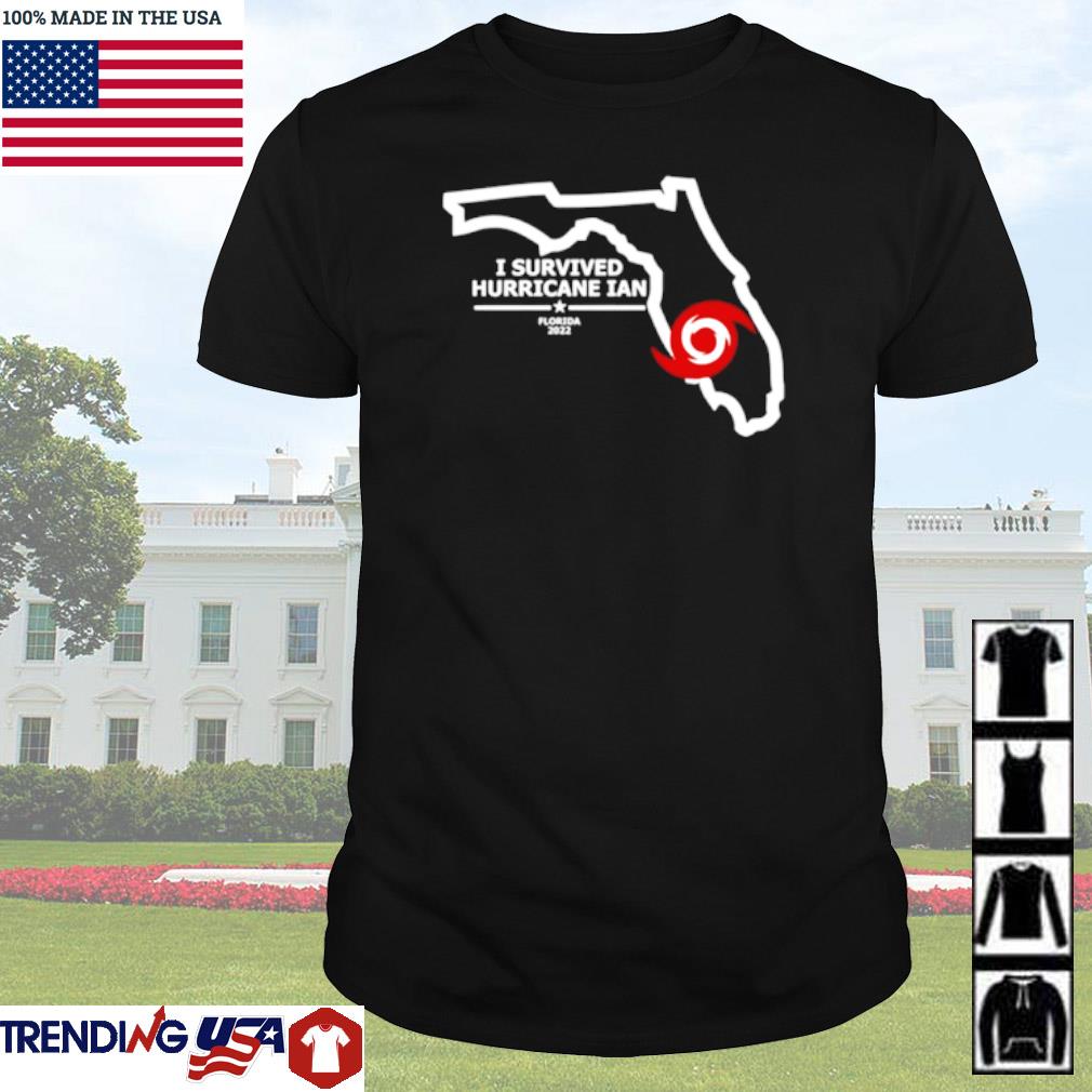 Original Florida 2022 I survived hurricane Ian shirt