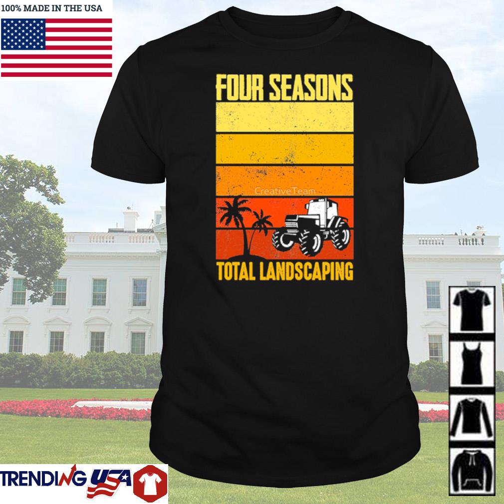 Awesome Vintage four seasons total landscaping shirt