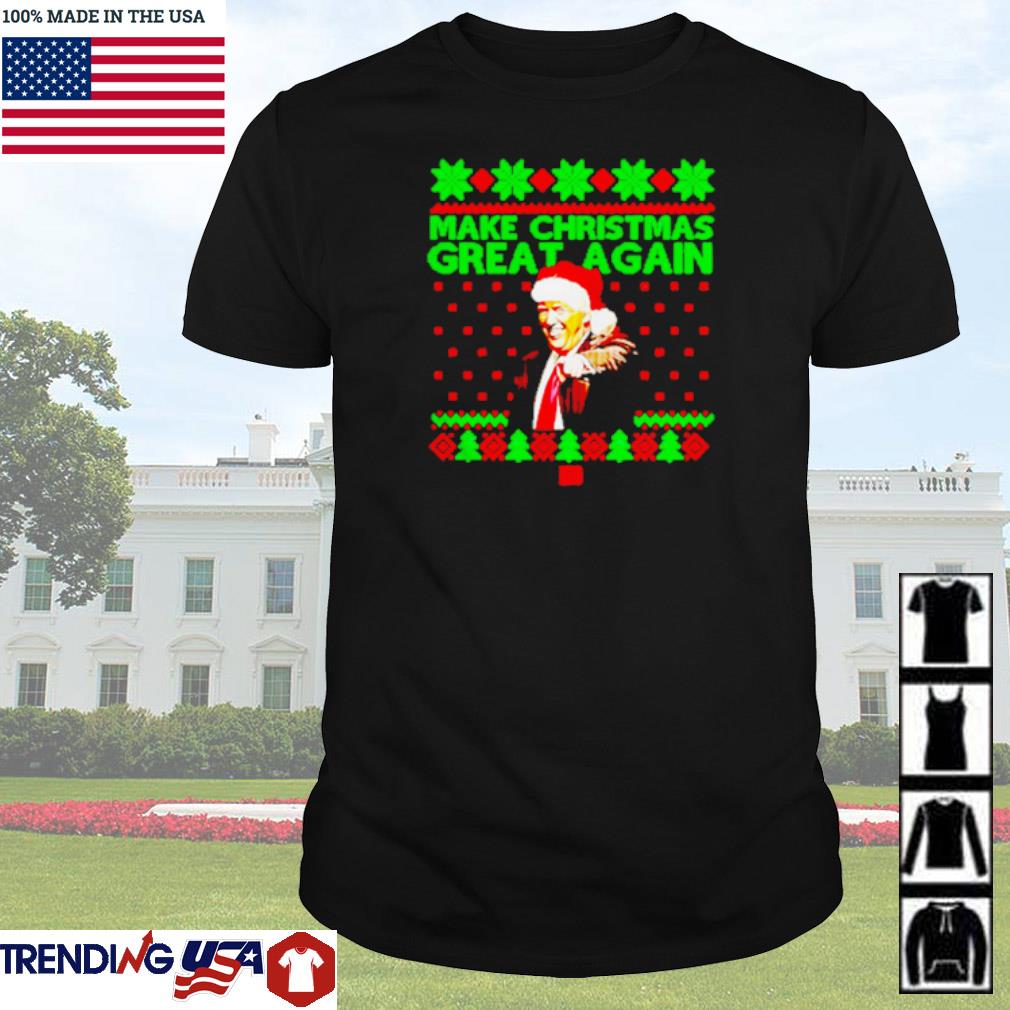 Official Trump Santa make Christmas great again shirt