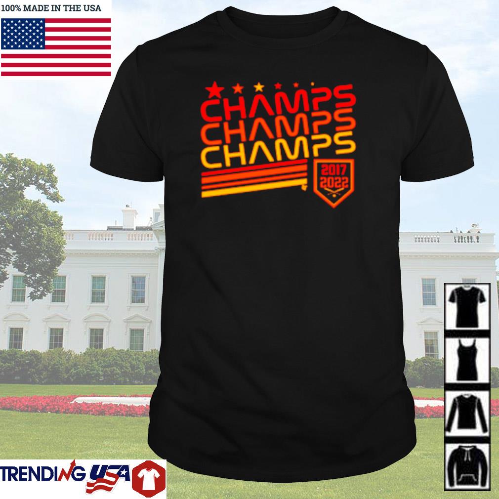 Top Houston Astros champs champs champs 2017 2022 shirt