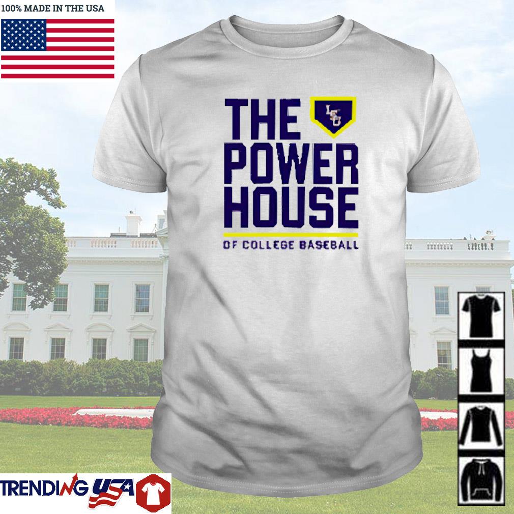 Official LSU Tigers the power house of college baseball shirt