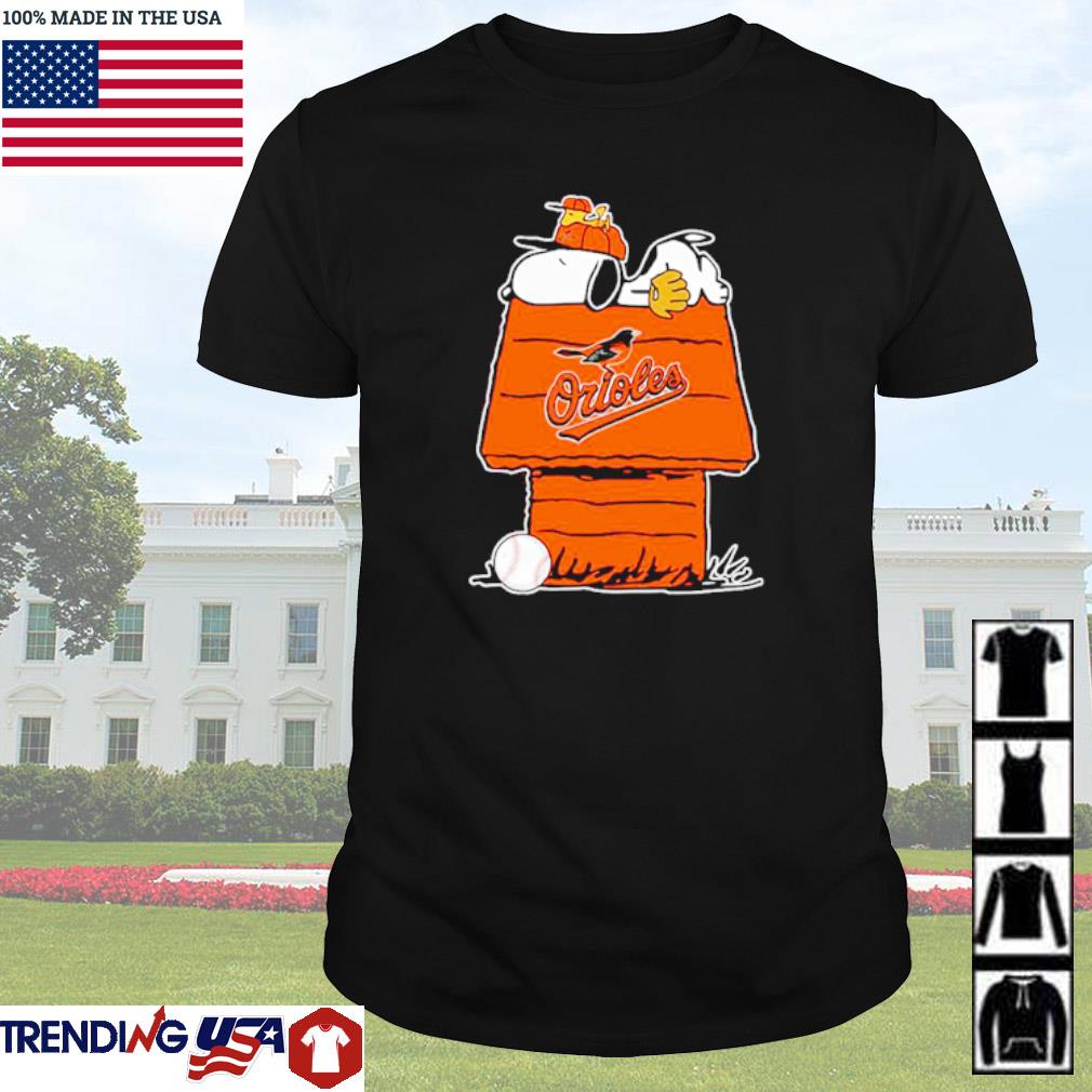 Awesome Baltimore Orioles Baseball Snoopy The Peanuts shirt