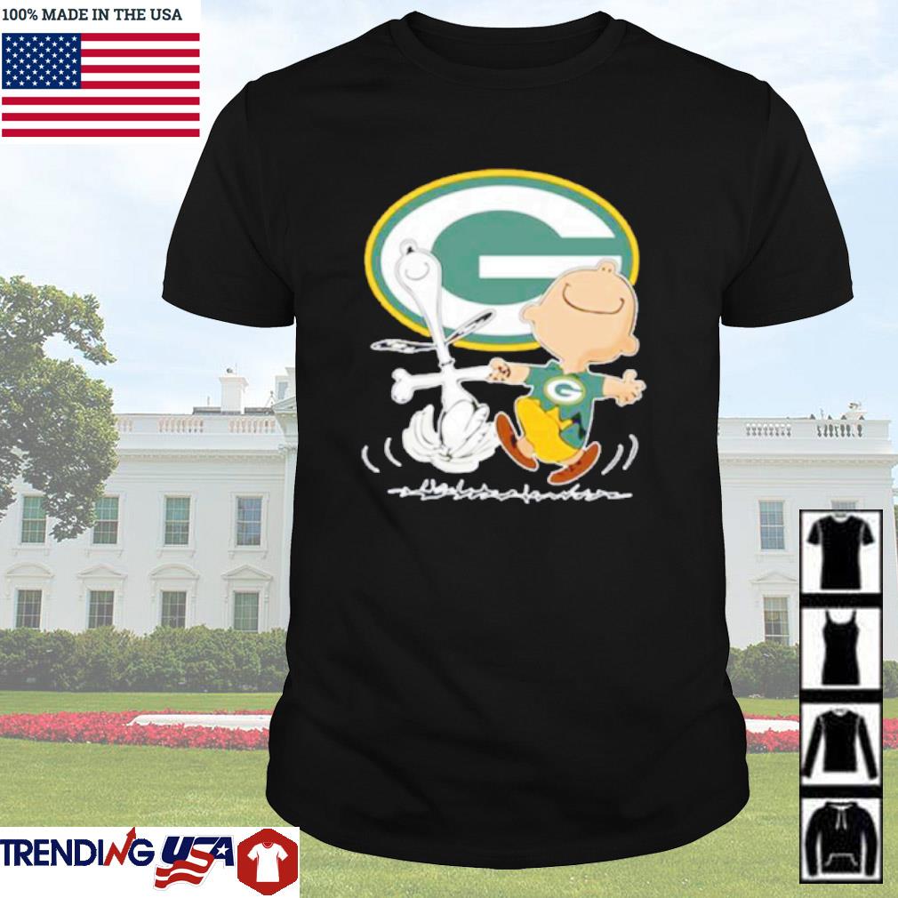 Funny Charlie Brown & Snoopy Green Bay Packers shirt